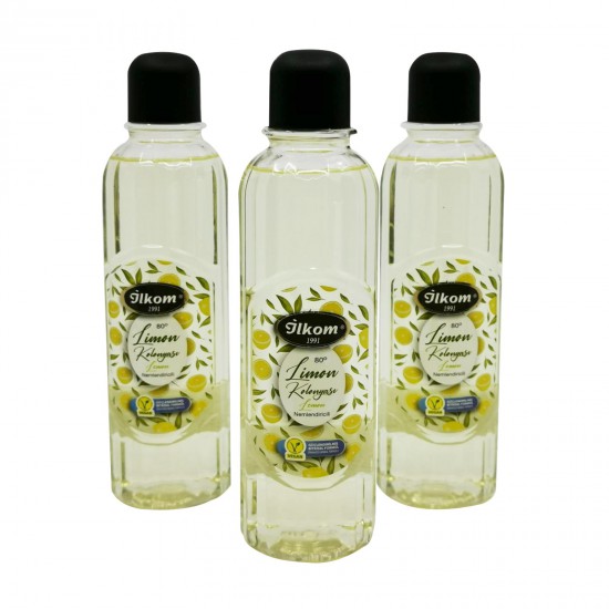 İlkom 400 ml Limon Kolonyası 3'lü set