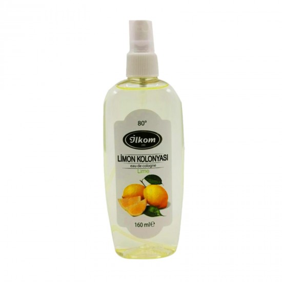 İlkom 160 ml Limon Kolonyası Spreyli 80 derece İlkom 160 ml Limon Kolonyası Spreyli 80 derece