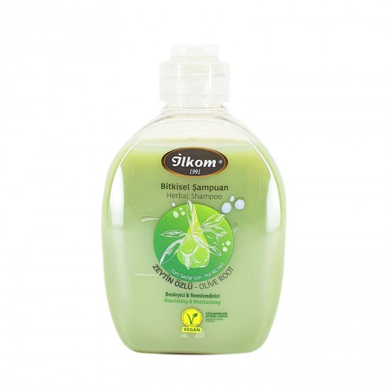 ilkom 250 ml naturel vegan saç şampuanı zeytin özlü