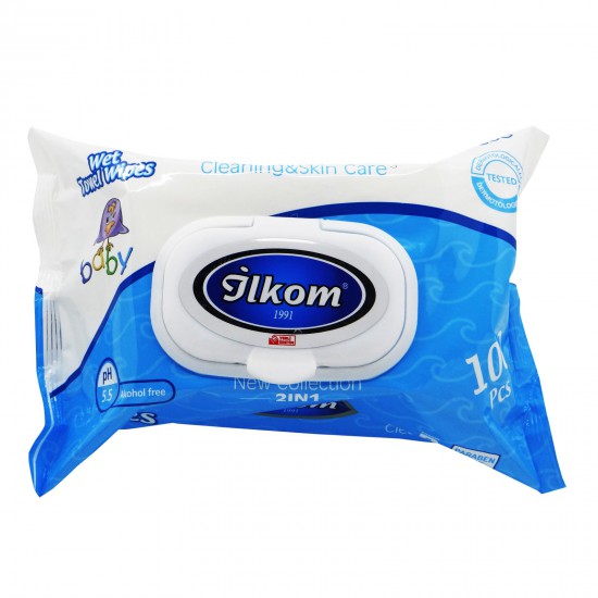İlkom 100'lü Islak Mendil Mavi (24 paket) İlkom 100'lü Islak Mendil Mavi (24 paket)