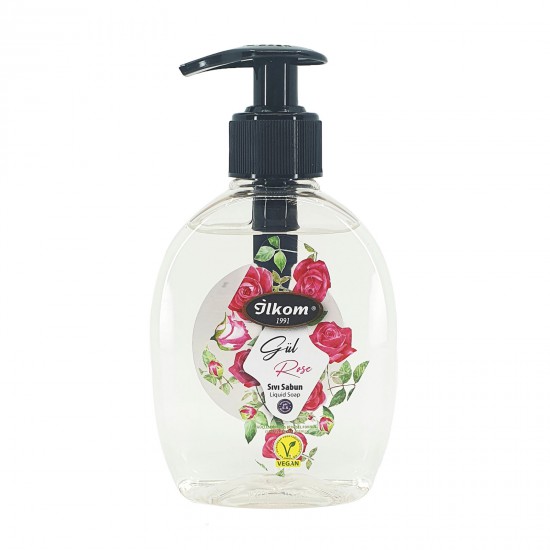 İlkom 250 ml naturel vegan sıvı sabun gül İlkom 250 ml naturel vegan sıvı sabun gül