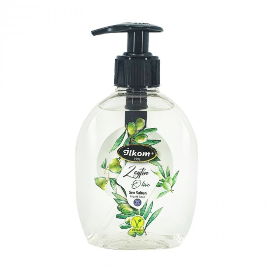 İlkom 250 ml naturel vegan sıvı sabun zeytin İlkom 250 ml naturel vegan sıvı sabun zeytin